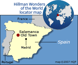 Salamanca Old Town Map