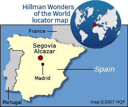 Segovia Alcazar Map