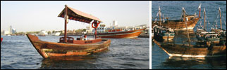 Creek ferry and boat tour