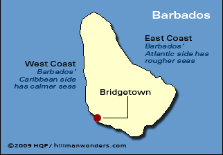 Barbados Map
