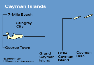 Cayman Islands Map