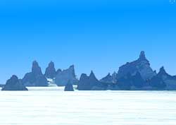 Jagged Mountain Peaks