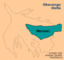 Okavango Delta Map