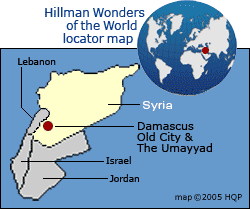 Damascus Old City Map