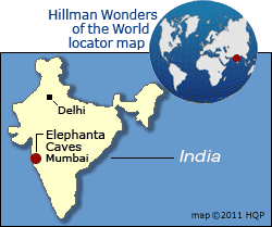 Elephanta Caves Map