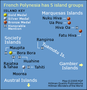 French Polynesia Map