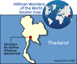 Golden Buddha Statue Map