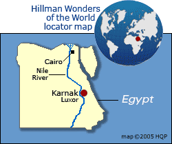 Karnak Temple Map