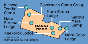 Masai Mara Map