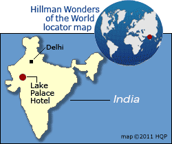 Lake Palace Hotel Map