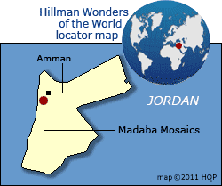 Madaba Mosaics Map