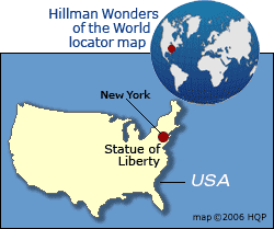Statue of Liberty Map