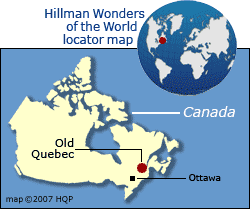 Old Quebec City Map