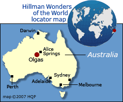 The Olgas / Kata Tjura Map