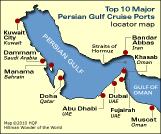 Persian Gulf Map