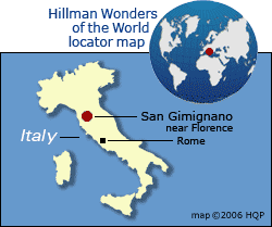 San Gimignano Map