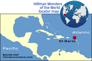 St Barts Map