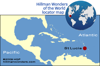 St Lucia Map