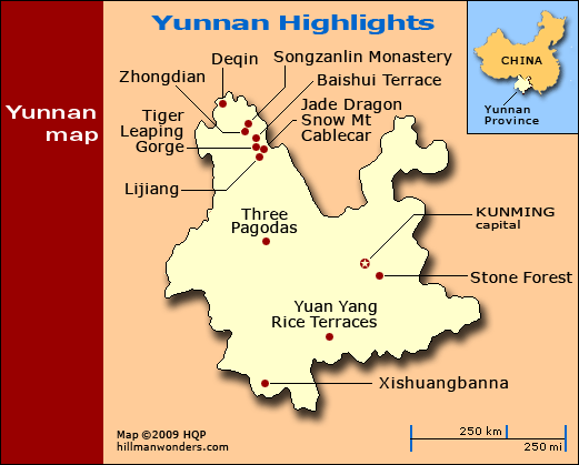 Yunnan Map