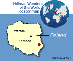 Zamosc Old Town Map