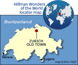 Zurich Old Town Map